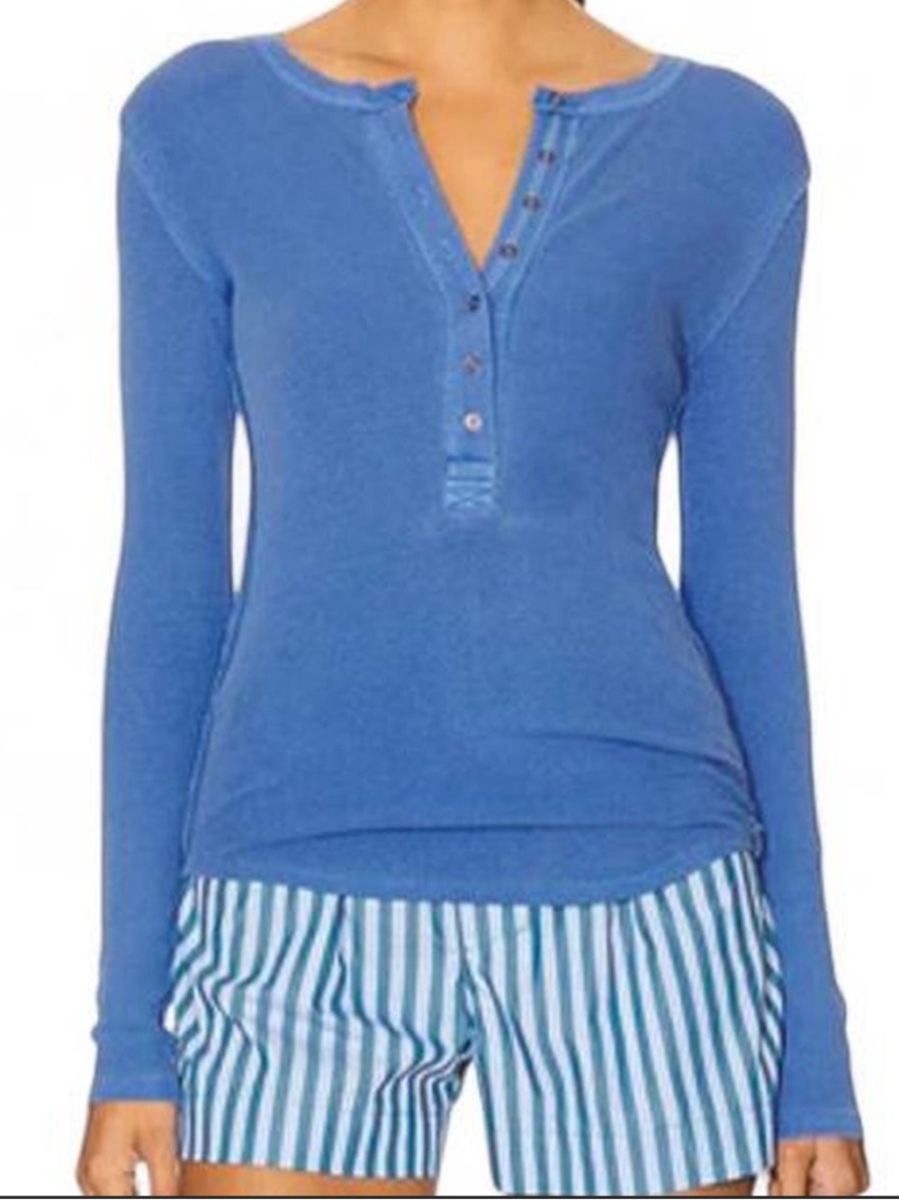 Free People We The Free Women’s Blue Long Sleeve